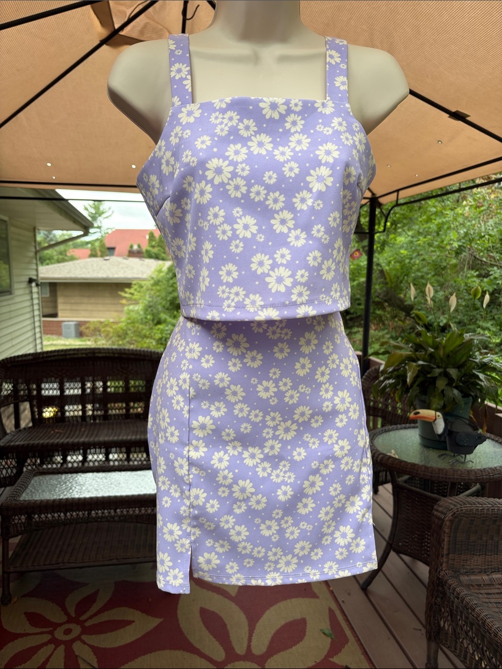 Altar’d State 2piece cute outfit! NWOT  , Small top, Med. Skirt Adorable!